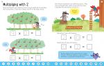 Usborne Workbooks Times tables 5-6 spread