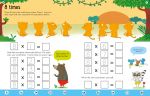 Usborne Workbooks Times Tables 6-7 spread