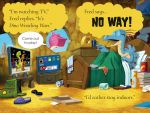 Dinosaur Tales: The Dinosaur Who Stayed Indoors spread