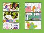 Monsters Go Green  spread