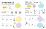 Usborne Workbooks Fractions 7-8 spread