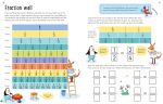 Usborne Workbooks Fractions 7-8 spread