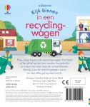 In een recyclingwagen spread