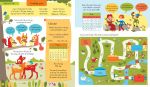 Telling the Time Activity Book spread