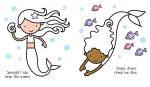 First Colouring Mermaids spread
