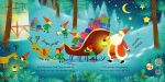 Usborne Book and 3 Jigsaws: Santa spread