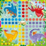 Ludo Board Game Dinosaurs spread