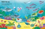 First Sticker Book Wild Animals spread