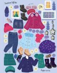 Sticker Dolly Dressing Winter Wonderland spread
