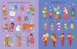 Mein erstes Stickerbuch: Auf dem Weihnachtsmarkt innenansicht