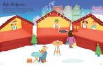 Mein erstes Stickerbuch: Auf dem Weihnachtsmarkt innenansicht
