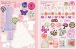 Mein Mode-Stickerbuch: Hochzeitskollektion innenansicht