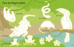 Malen und Stickern: Welt der Tiere innenansicht