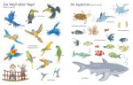 Malen und Stickern: Im Zoo innenansicht