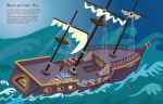 Mein Stickerbuch: Auf dem Piratenschiff innenansicht