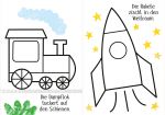 Kleine Kreativ-Werkstatt - Ganz einfach ausmalen: Fahrzeuge innenansicht
