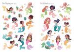 Mein Immer-wieder-Stickerbuch: Meerjungfrauen innenansicht