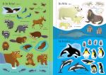 Mein Immer-wieder-Stickerbuch: Tiere innenansicht