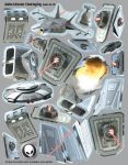 Der große Stickerspaß: Space Robots und Raumschiffe innenansicht