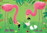 Mein Immer-wieder-Stickerbuch: Bei den Flamingos innenansicht
