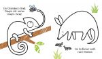 Kleine Kreativ-Werkstatt - Ganz einfach ausmalen: Zootiere innenansicht