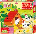 Erstes Puzzle & Buch: Bauernhoftiere buchcover