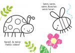 Kleine Kreativ-Werkstatt - Ganz einfach ausmalen: Frühling innenansicht