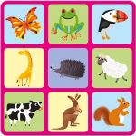 Mein buntes Memo und Bilderlotto: Lustige Tierwelt innenansicht