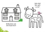 Kleine Kreativ-Werkstatt - Ganz einfach ausmalen: Bauernhof innenansicht