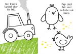 Kleine Kreativ-Werkstatt - Ganz einfach ausmalen: Bauernhof innenansicht