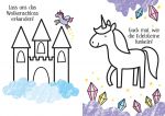 Kleine Kreativ-Werkstatt - Ganz einfach ausmalen: Einhörner innenansicht
