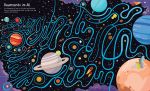 Puzzle & Buch: Labyrinthe-Reise durchs All innenansicht