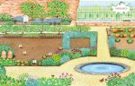 Mein Stickerbuch: Gartenträume innenansicht