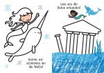 Kleine Kreativ-Werkstatt - Ganz einfach ausmalen: Meerjungfrauen innenansicht