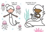 Kleine Kreativ-Werkstatt - Ganz einfach ausmalen: Meerjungfrauen innenansicht