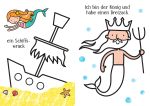 Kleine Kreativ-Werkstatt - Ganz einfach ausmalen: Meerjungfrauen innenansicht