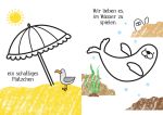 Kleine Kreativ-Werkstatt - Ganz einfach ausmalen: Am Strand innenansicht