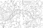 Mein Malbuch: Im Einhornland innenansicht