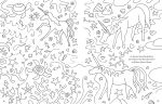 Mein Malbuch: Im Einhornland innenansicht