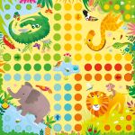 Ludo Board Game Animals spread