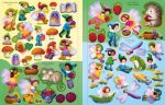 Elfjes, feeën en kabouters Stickerboek spread