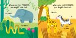 Usborne First Jigsaws and Book: Wild Animals spread