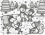 Magic Painting Christmas Cards spread