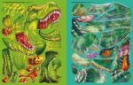 Build Your Own T. Rex and Other Dinosaurs Sticker Book spread