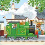 Poppy and Sam's Book and 3 Jigsaws: Trains spread