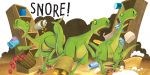 The Dinosaur with the Noisy Snore spread