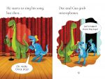 The Dinosaurs Who Loved Applause spread