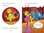 The Dinosaurs Who Loved Applause spread