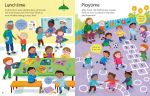 First Sticker Book Starting School spread