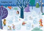 Sparkly Winter Sticker Book spread
